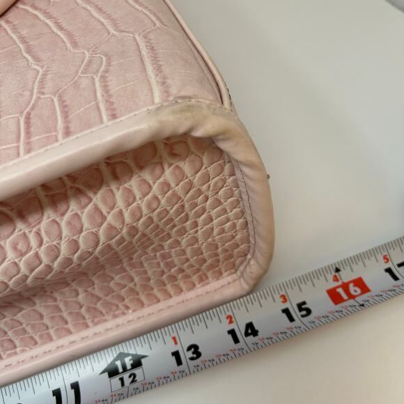 Targus Laptop Computer/Hand Bag Faux Snakeskin Light Pink Office Professional - Picture 12 of 12